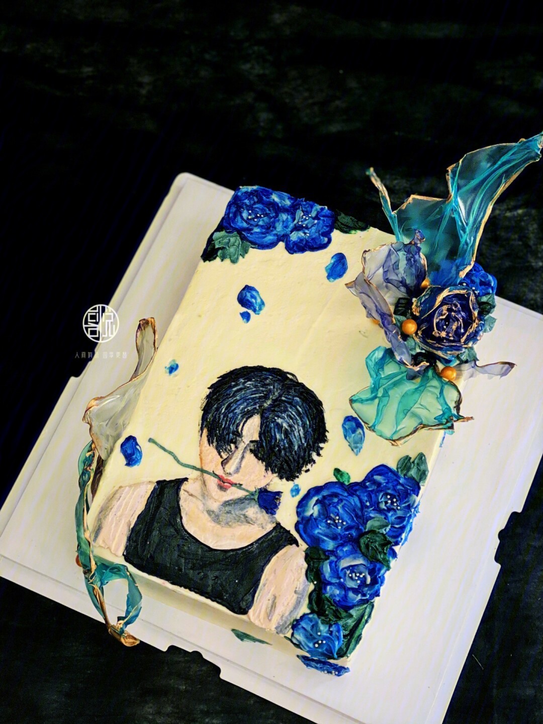 蔡徐坤的生日蛋糕图片