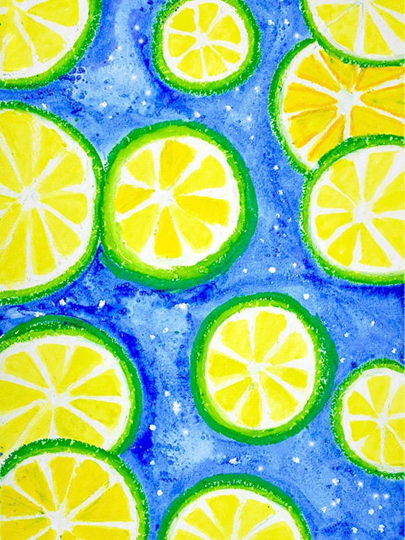水粉画柠檬怎么画教程图片