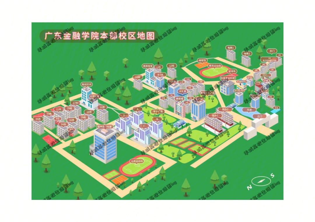 广东金融学院地图图片