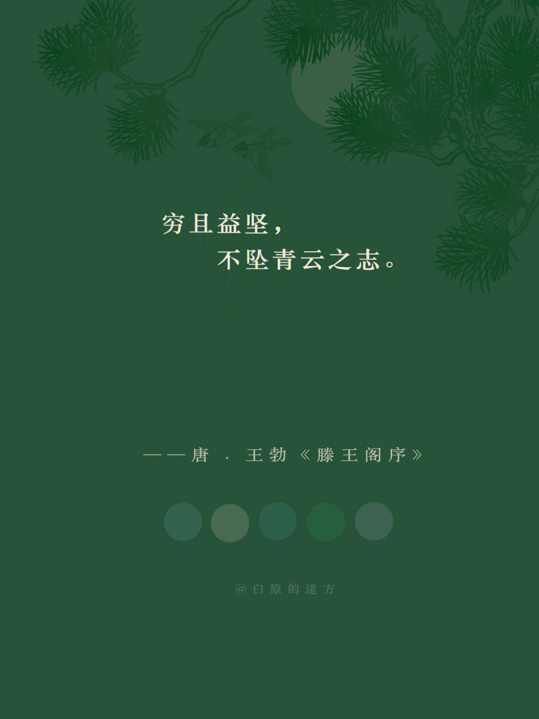 穷且益坚,不坠青云之志.心事同漂泊,生涯共苦辛.