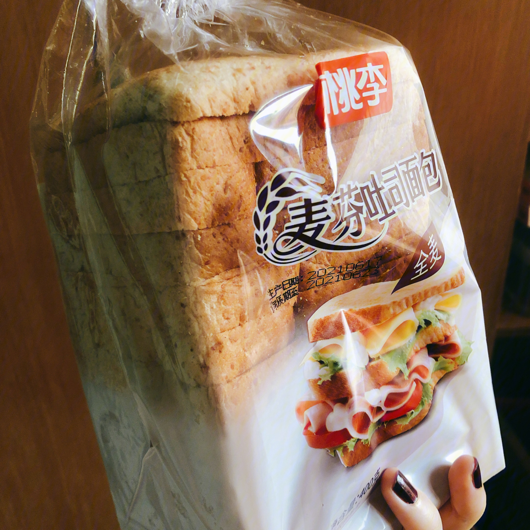 桃李麦芬吐司面包玉米图片