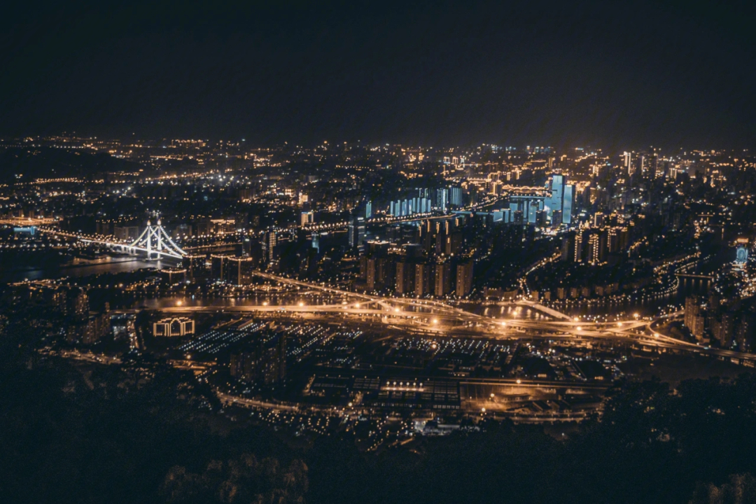 鼓岭看福州夜景喝茶图片