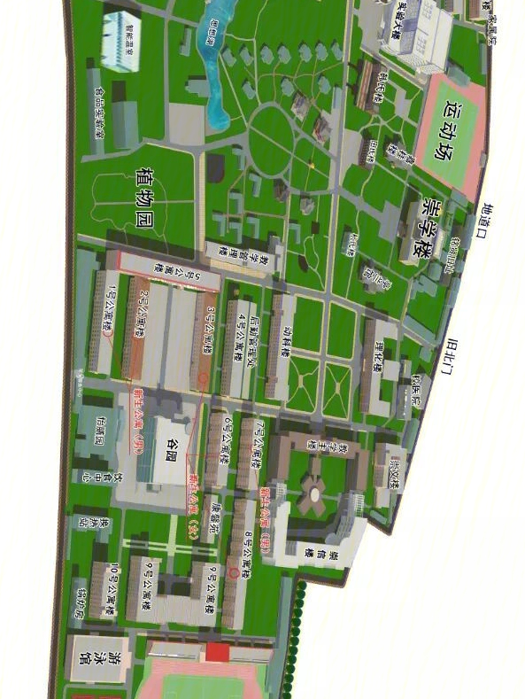 山西医科大学平面图图片