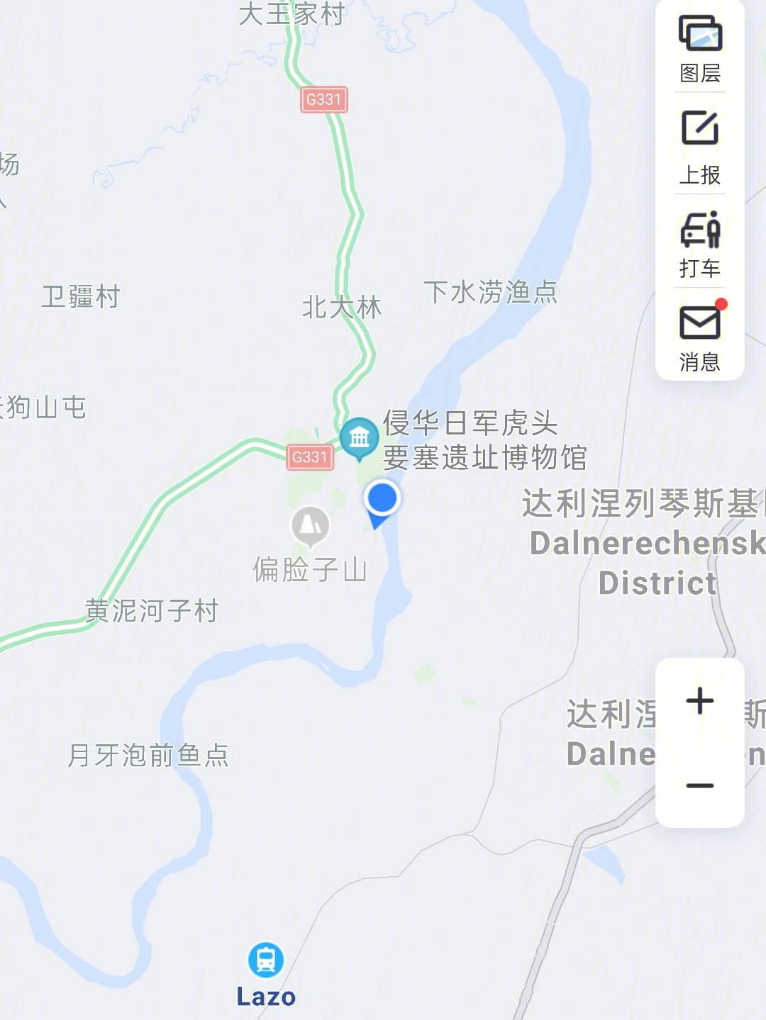 完达山地图图片