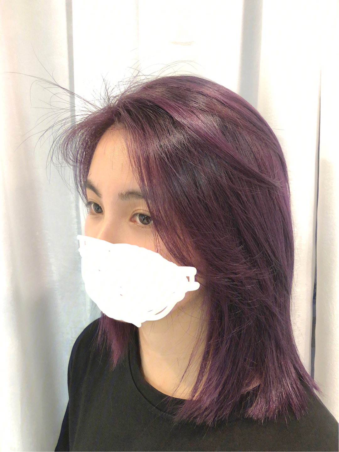 夏天发色黑紫色