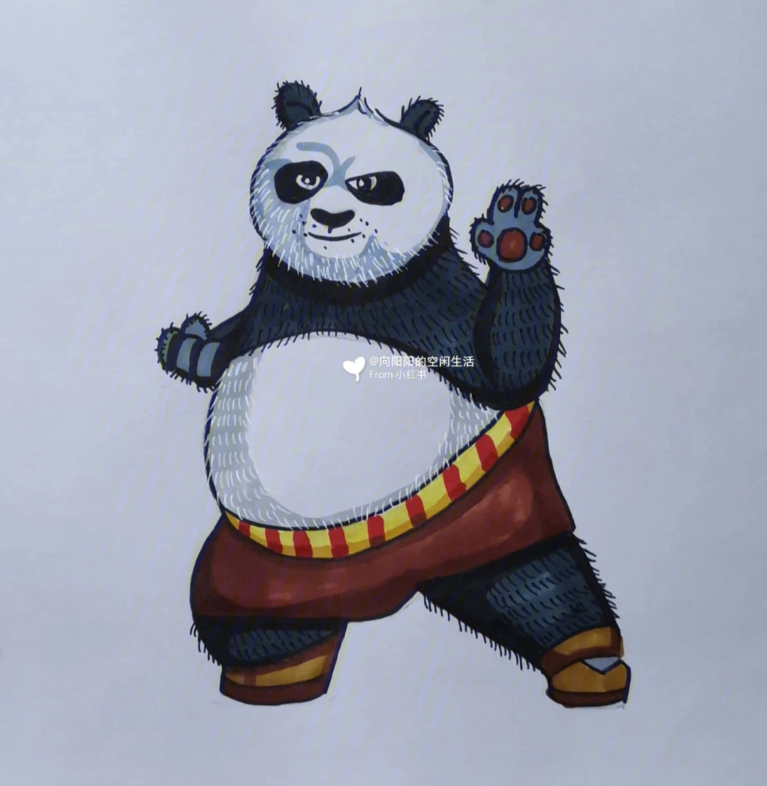 功夫熊猫卡通人物图画图片