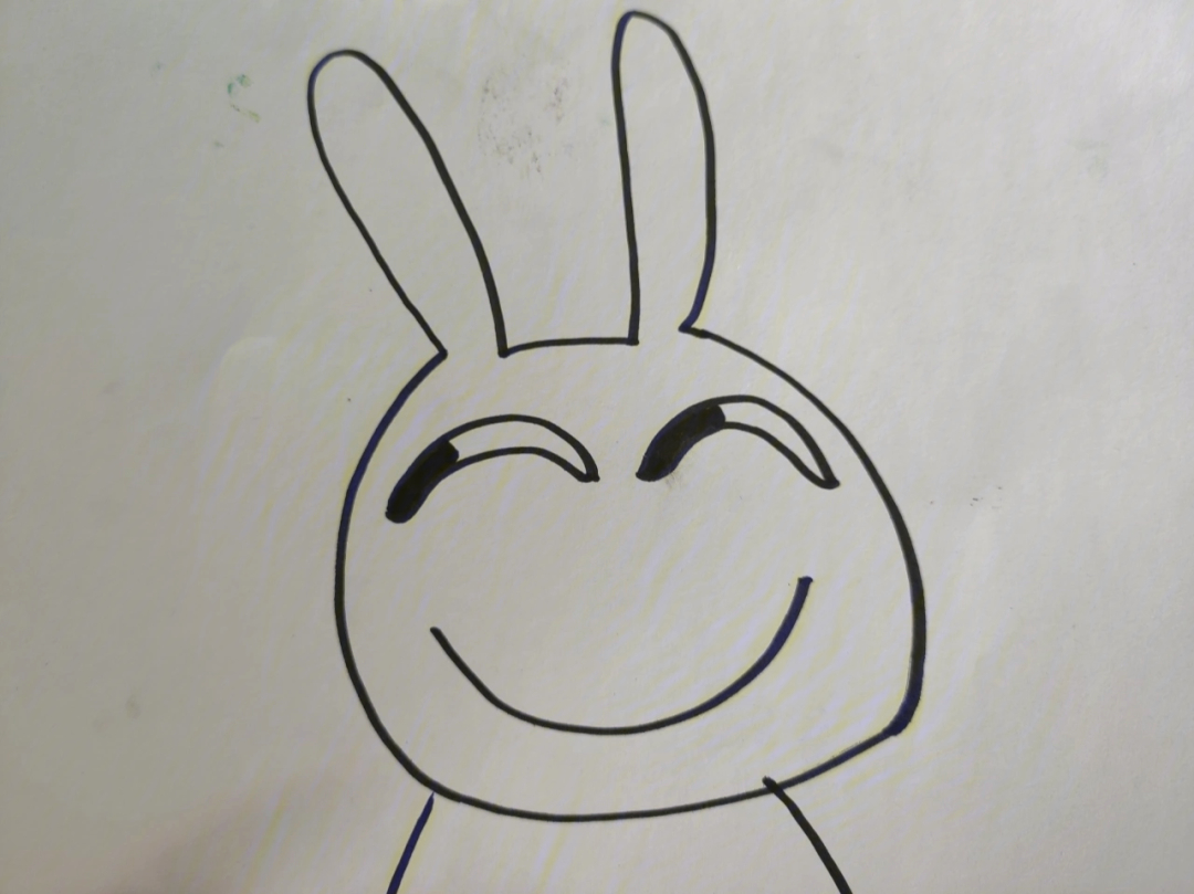兔子表情包简笔画图片