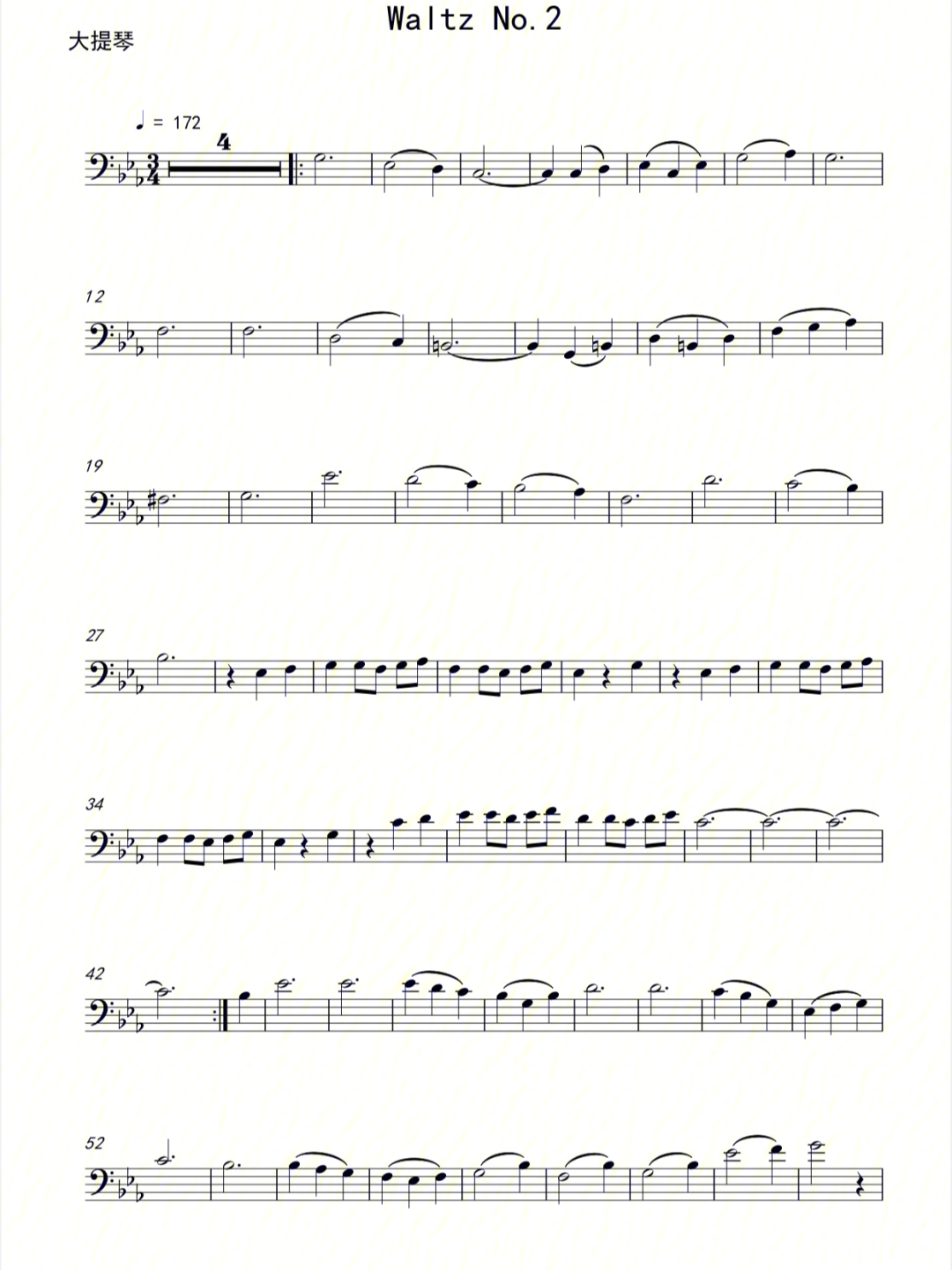 waltzno2第二圆舞曲肖斯塔科维奇