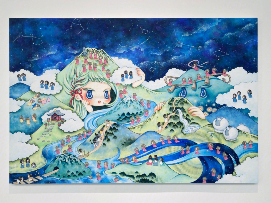 版画分享金田凉子最新作品天川