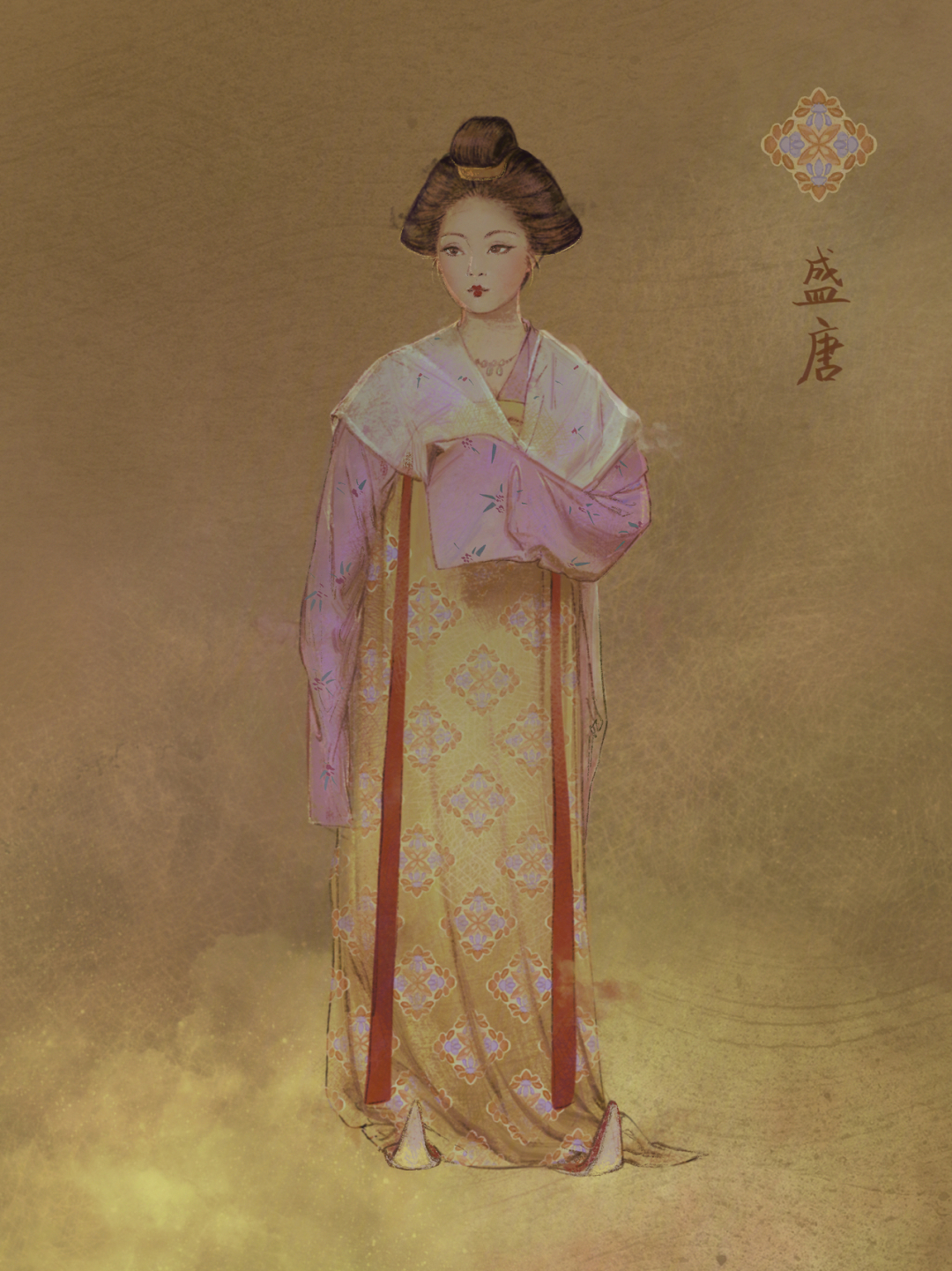 中国古代服饰唐朝女子图鉴盛唐仕女
