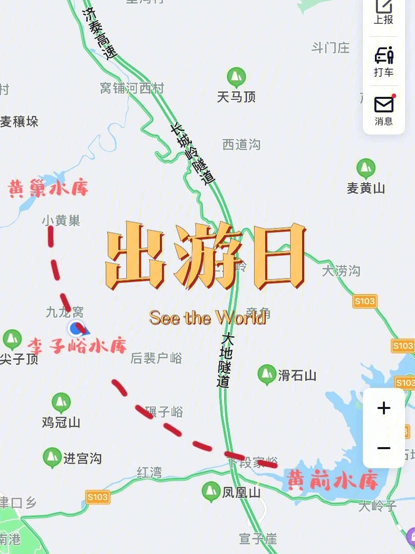 上李水库地图图片