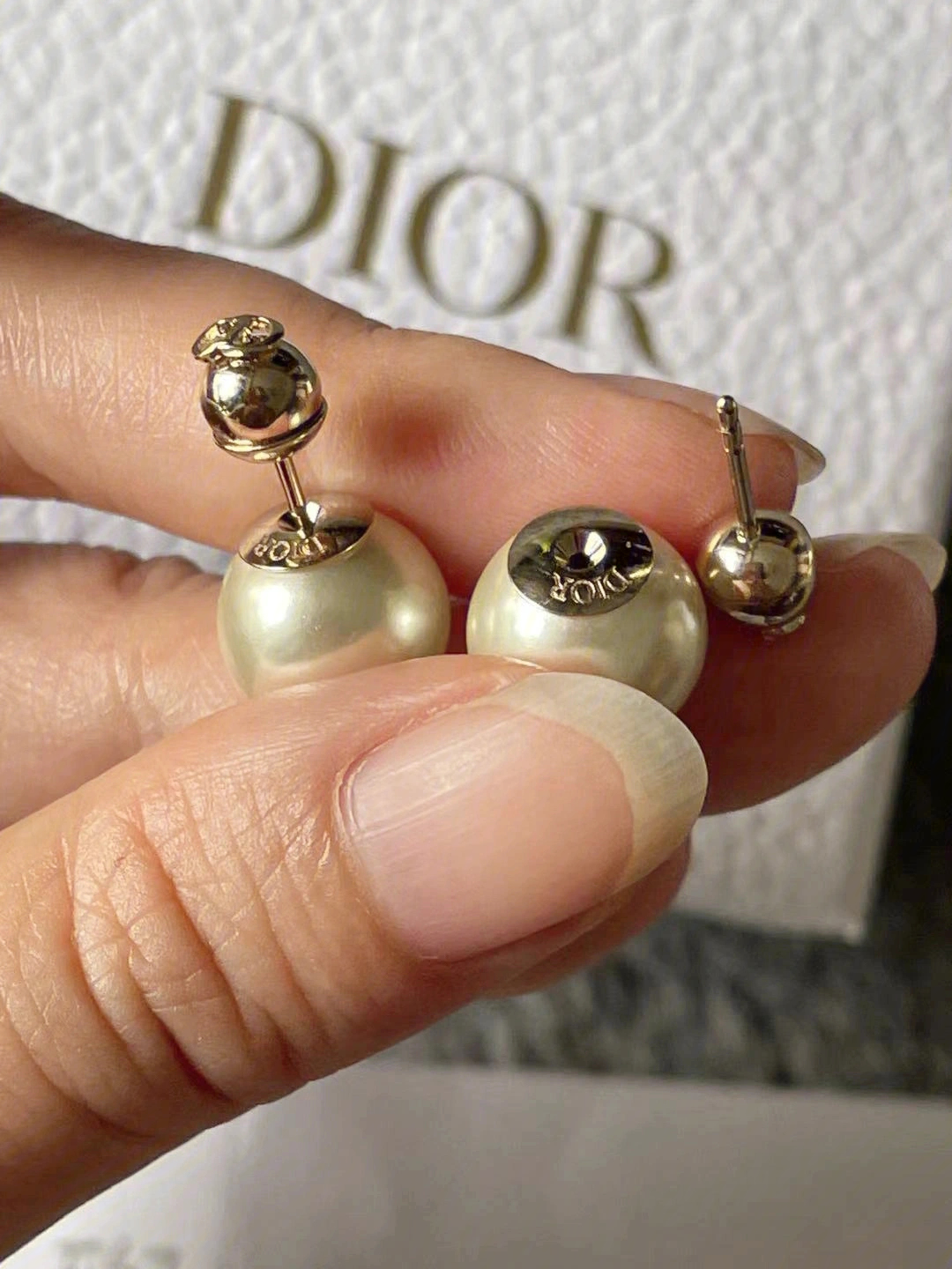 耳环分享dior珍珠耳环