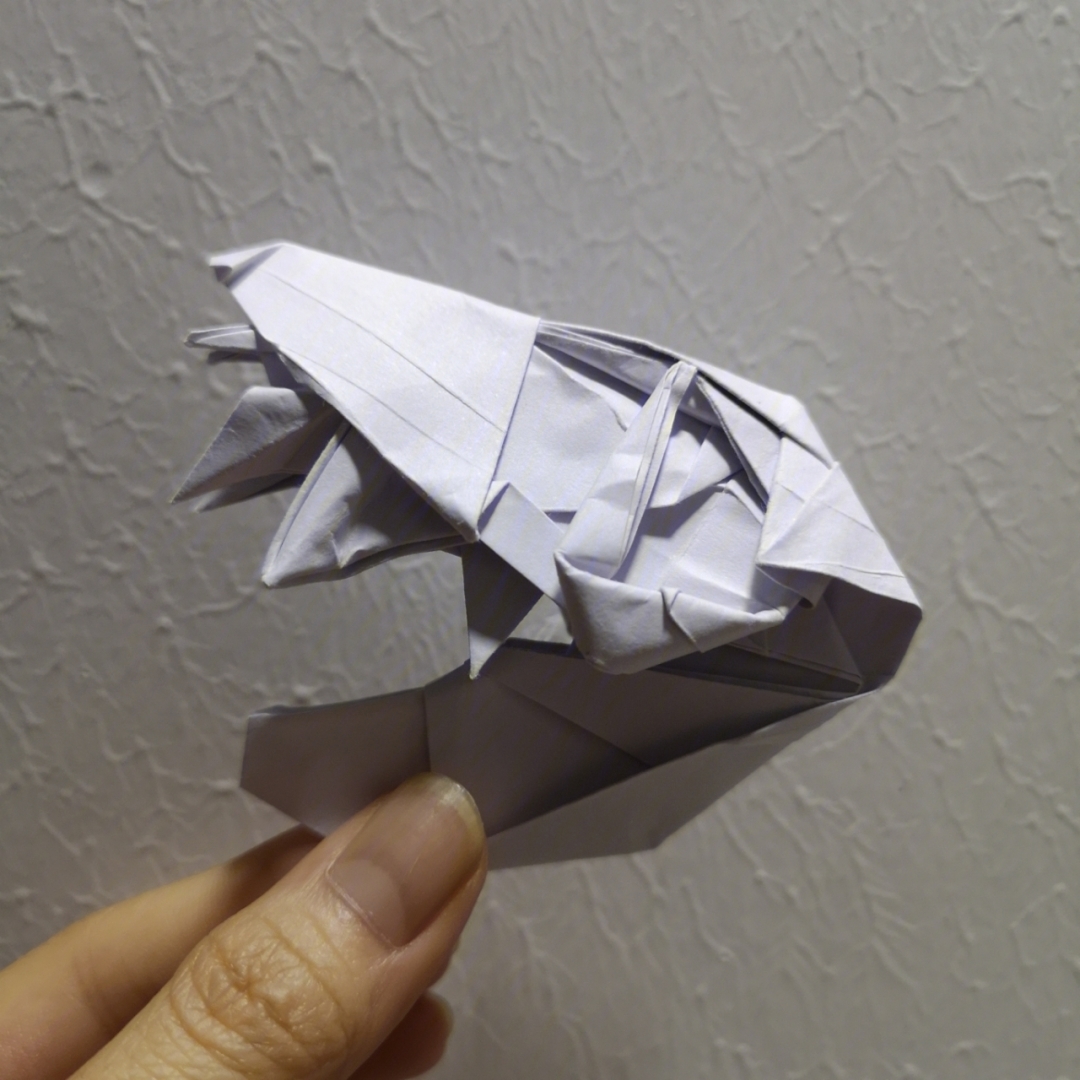 折纸王子折恐龙骨架4-3图片