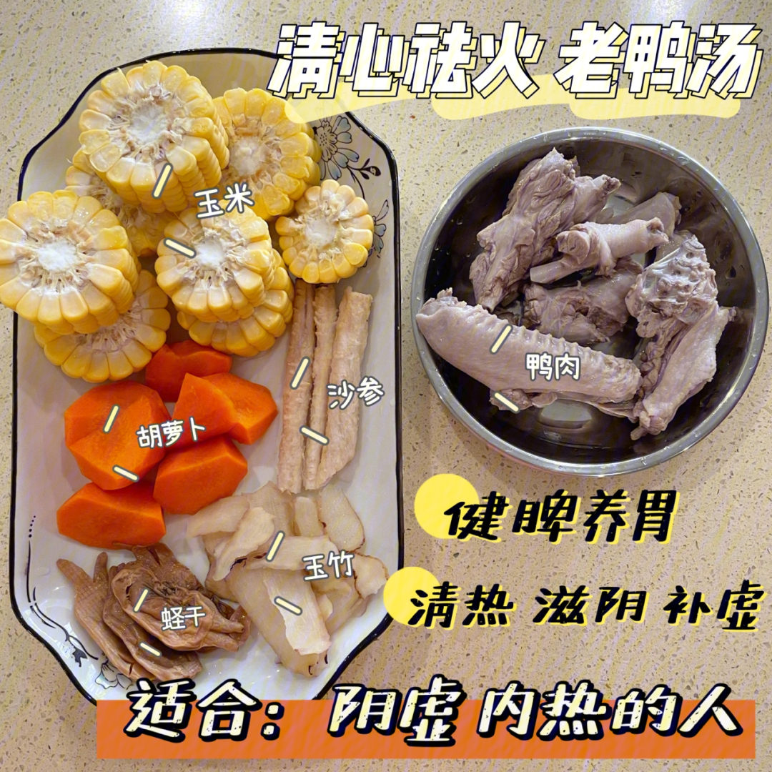 鸭肉的功效与作用图片