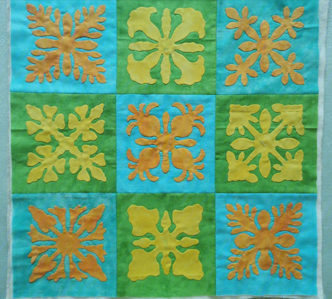 夏威夷拼布贴布缝法图片