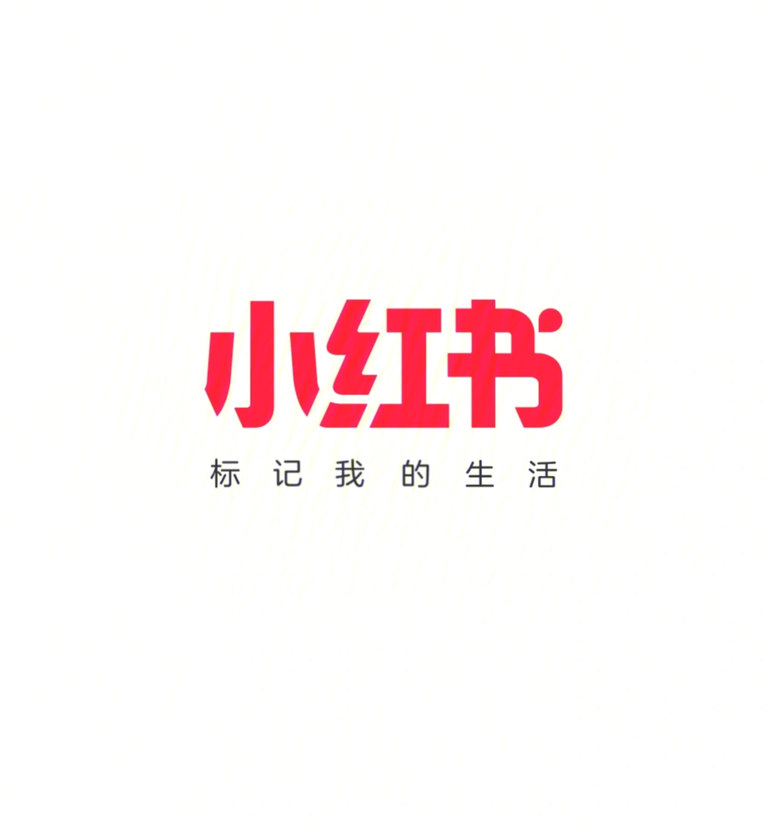 小红书logo黑白图片