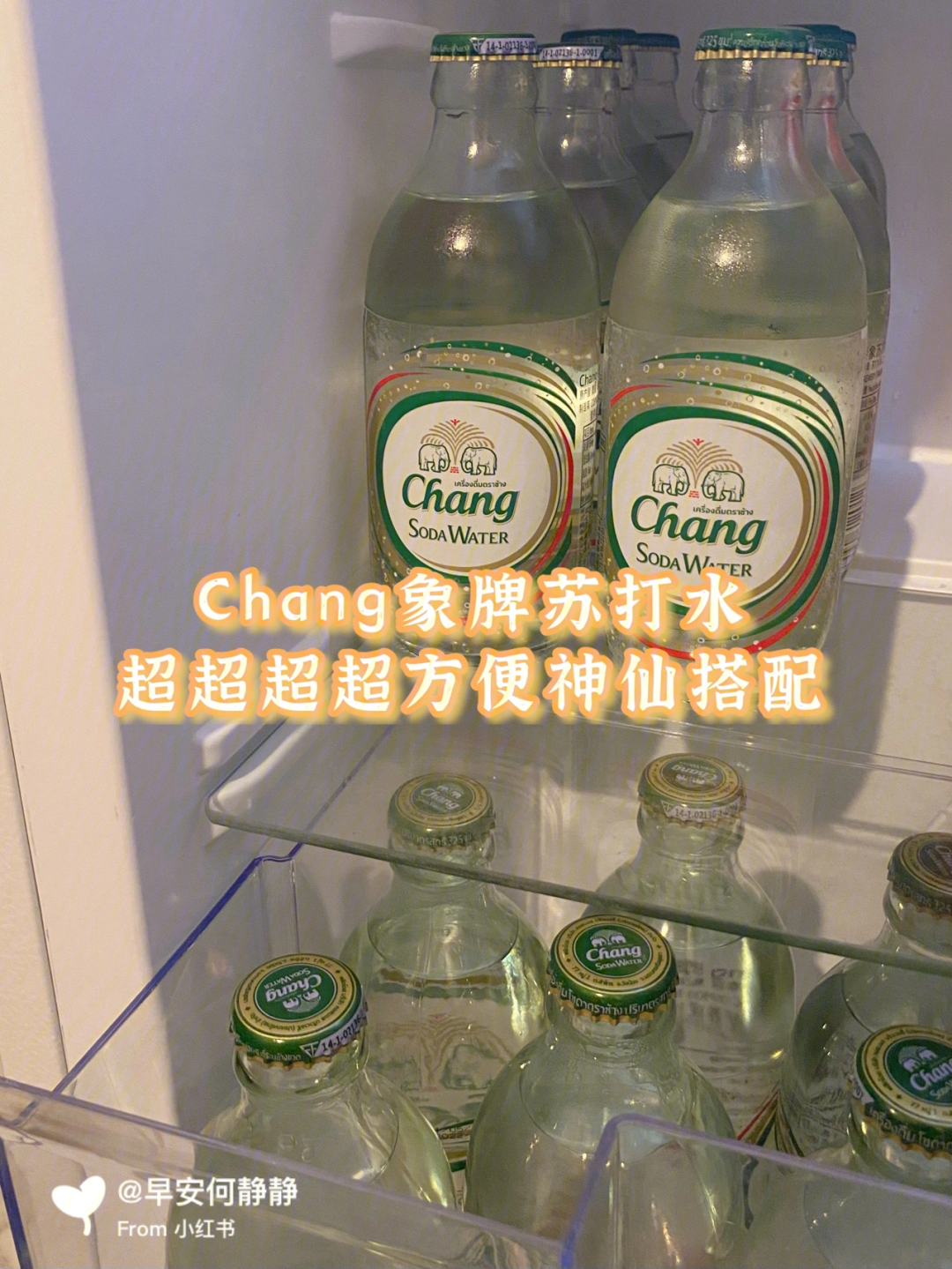 拯救泰国chang泰象无糖气泡水神仙搭配