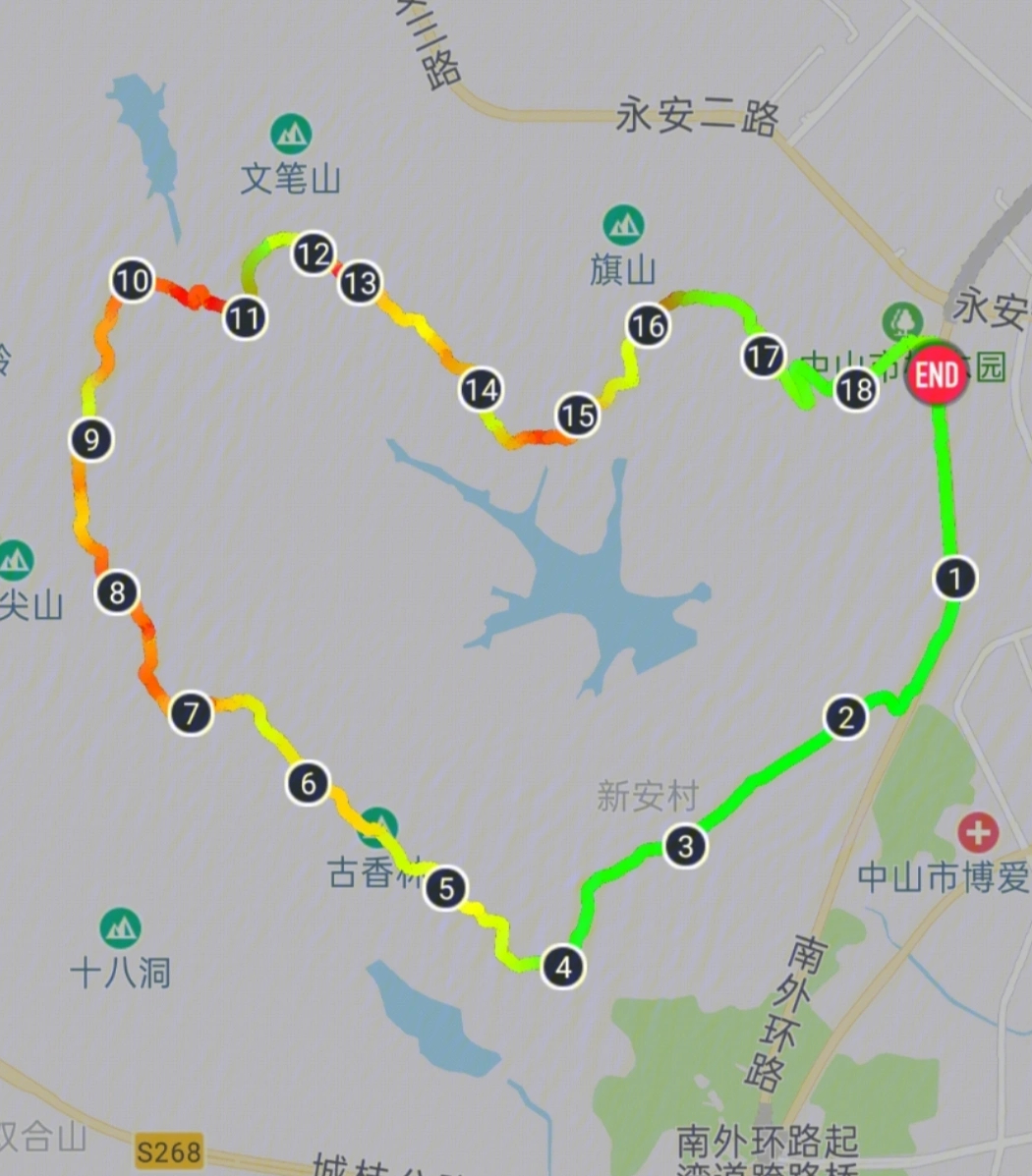 合肥翡翠湖爱心跑路线图片