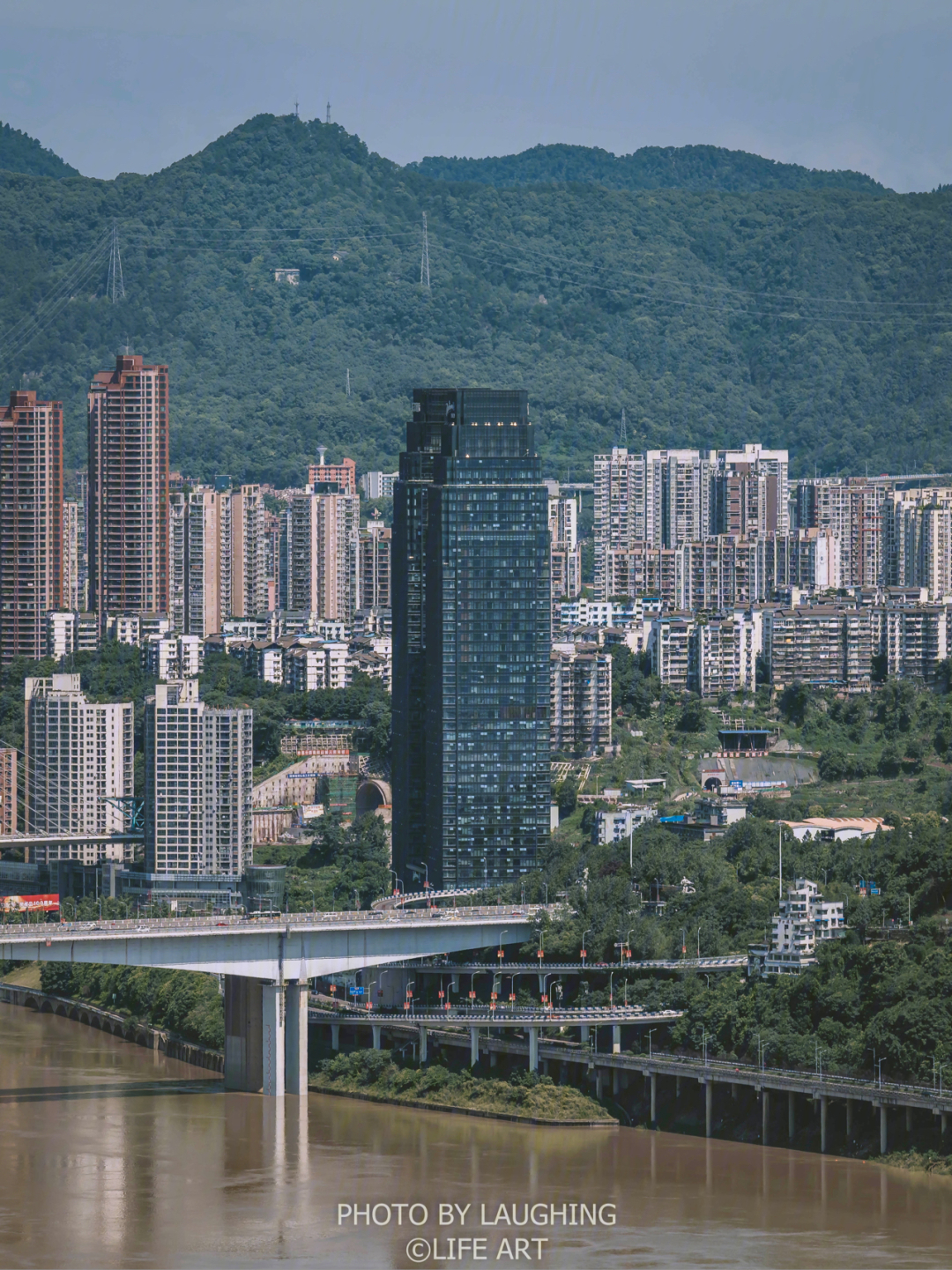 重庆长江国际小小孩tnt吹吹嘉陵江的晚风