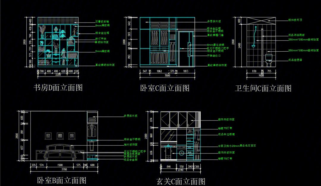 正面图和立面图的区别图片