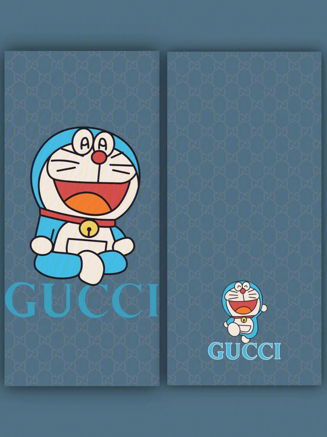 gucci哆啦a梦联名桌垫图片