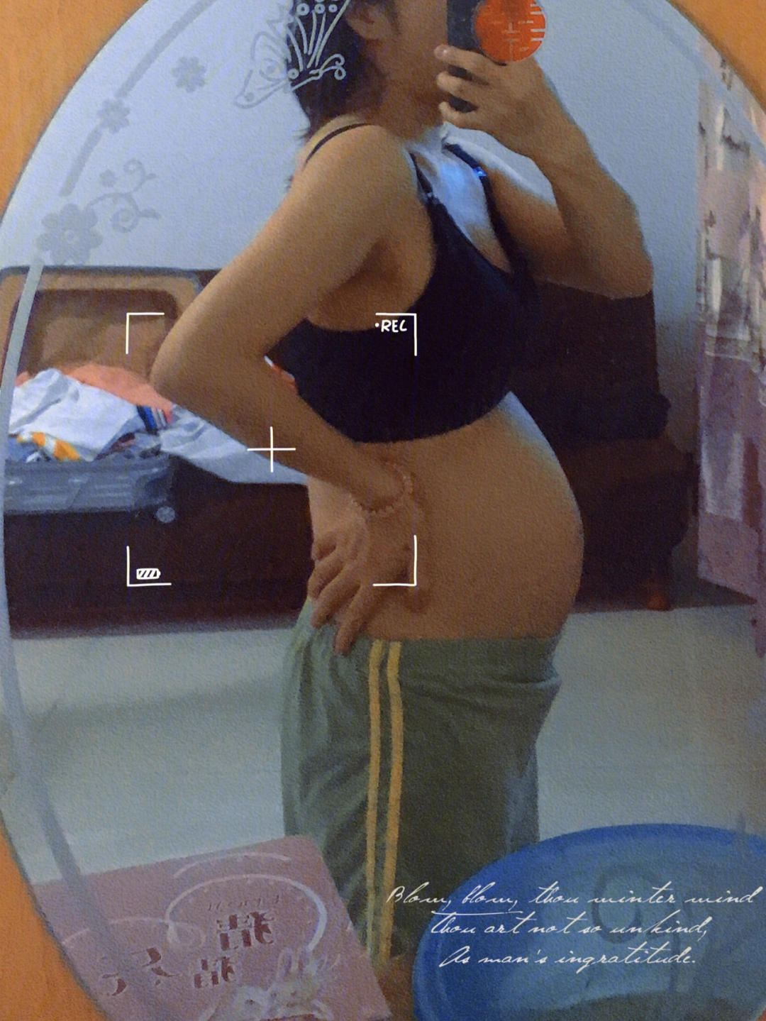 七个月的孕妇肚子多大图片