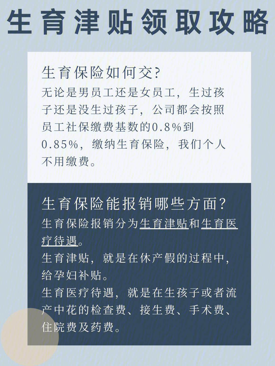 最新版生育津贴领取攻略宝妈必看内容