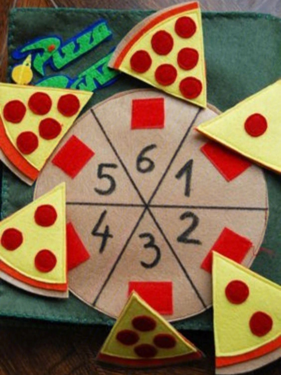 数字披萨教具的玩法图片