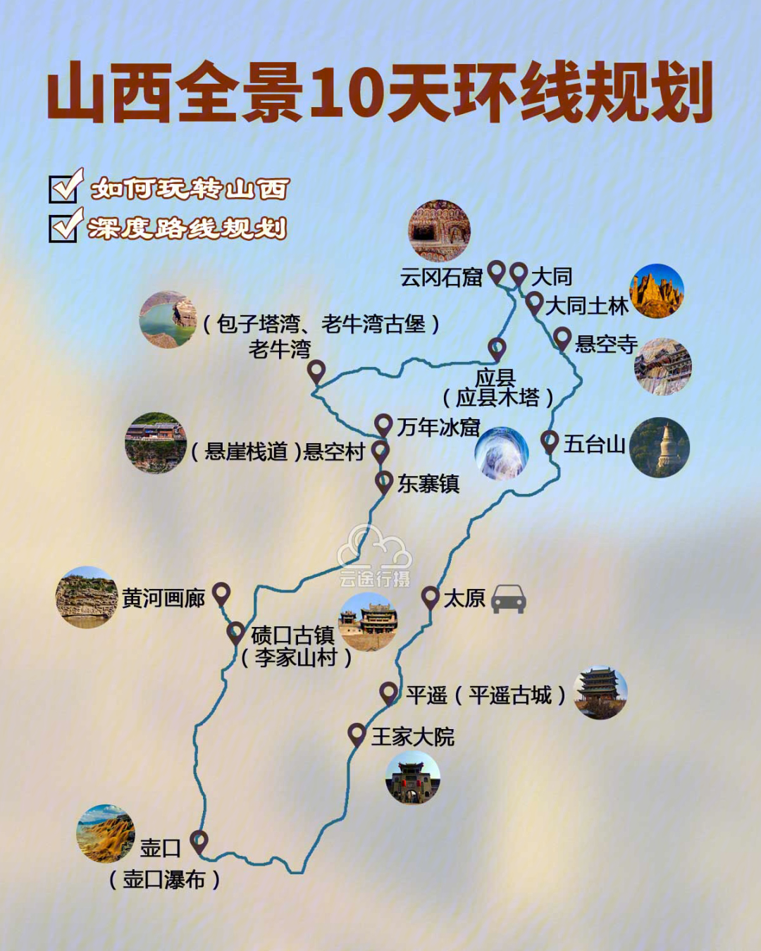 山西大环线自驾游线路图片