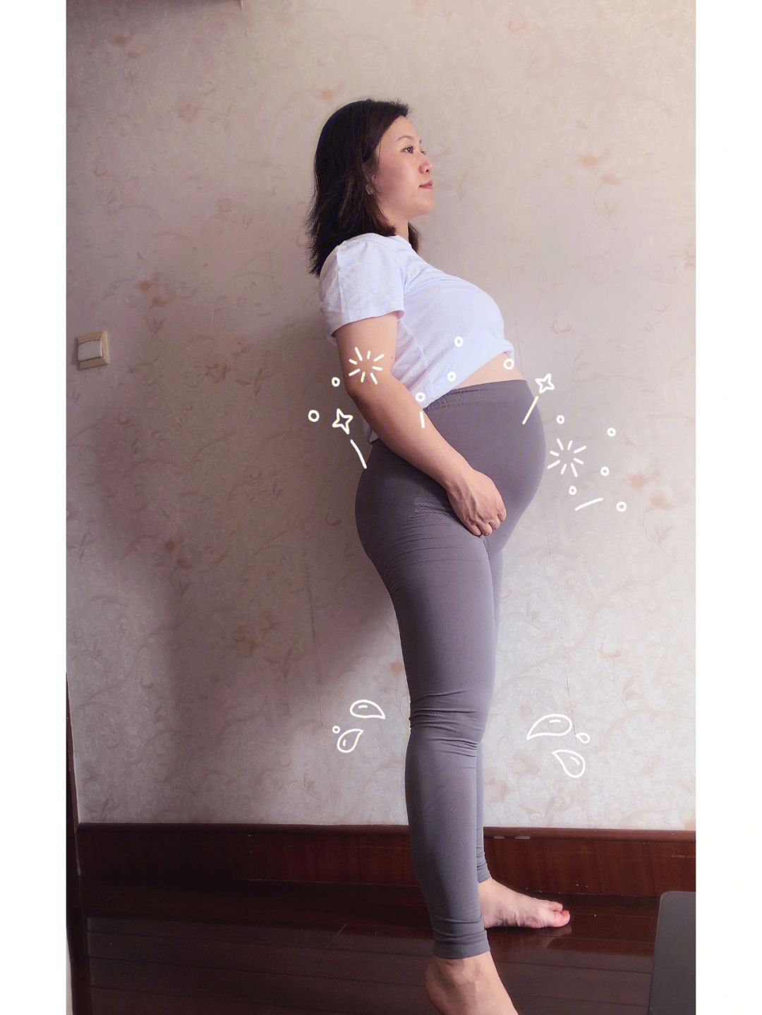 我的大孕肚31周图片