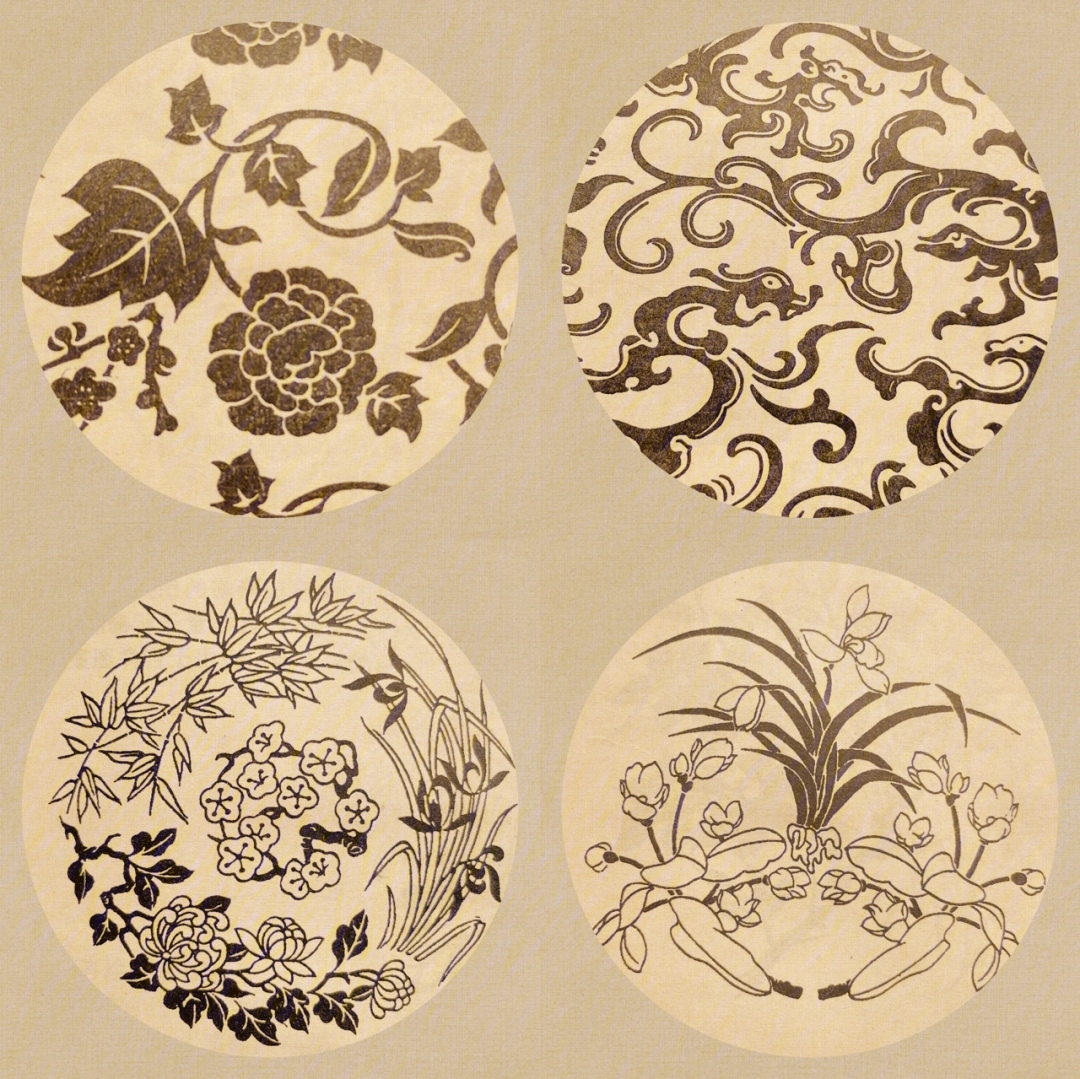 中国传统文化吉祥纹样图案寓意设计素材