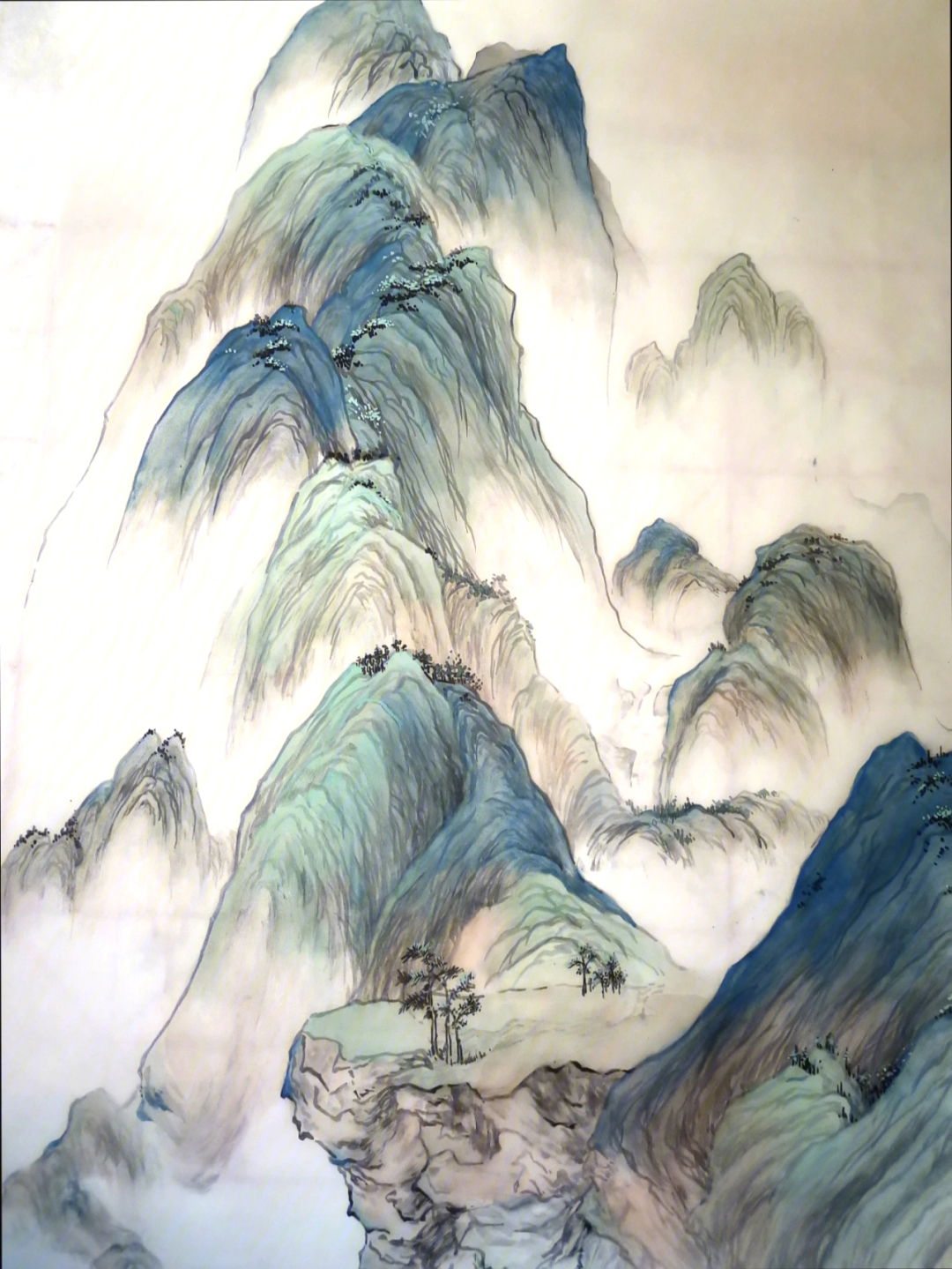 青绿山水画