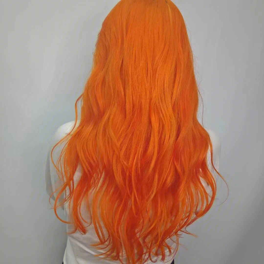 橙色头发今日分享甜橙色妹妹惹人爱超级适合夏天的暖色系发色有在街上