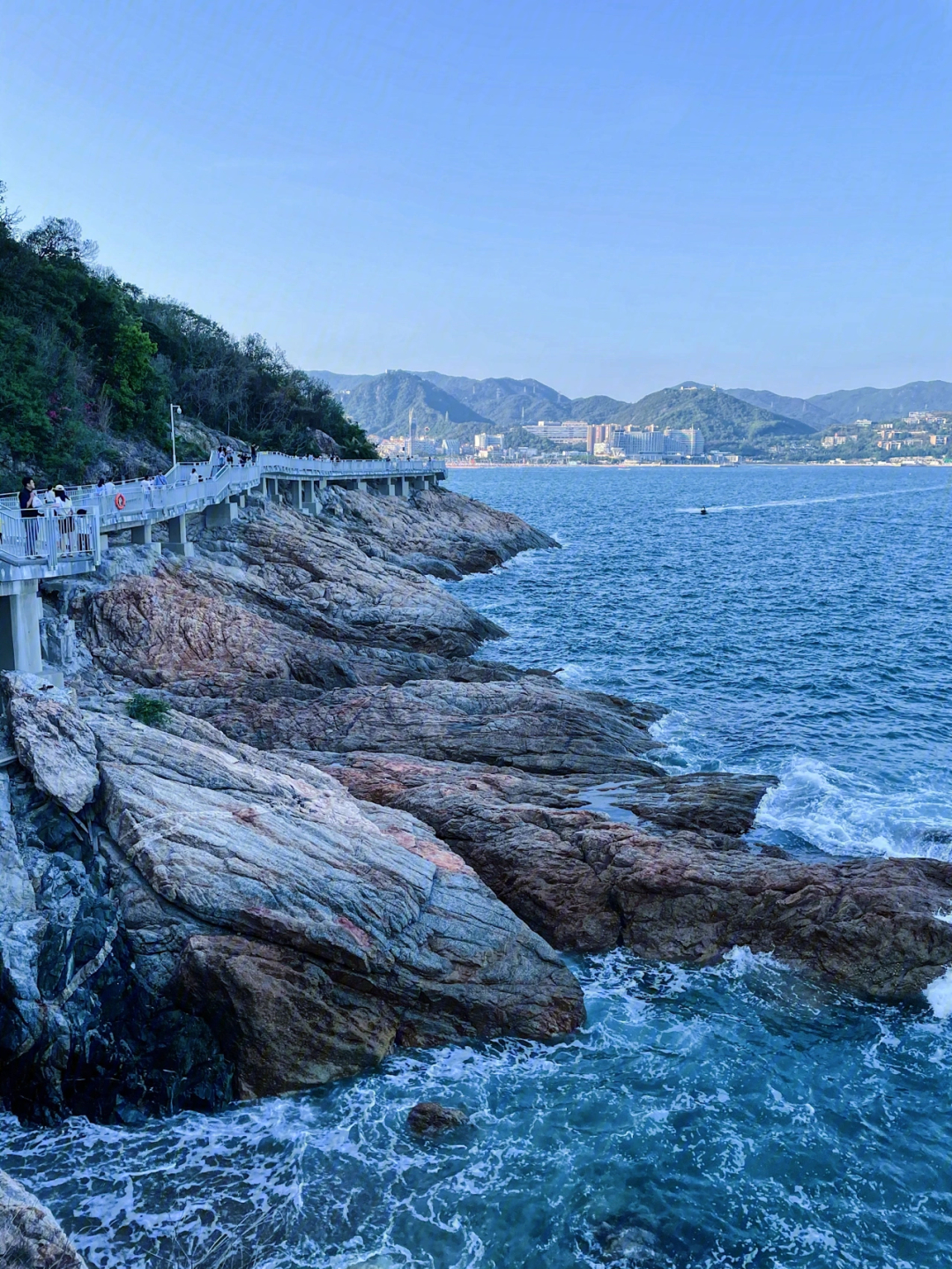 大梅沙风景照图片