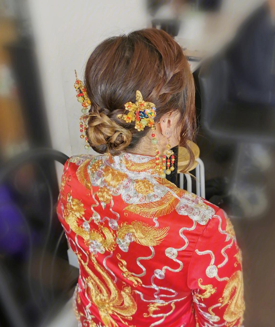 新娘中式发型
