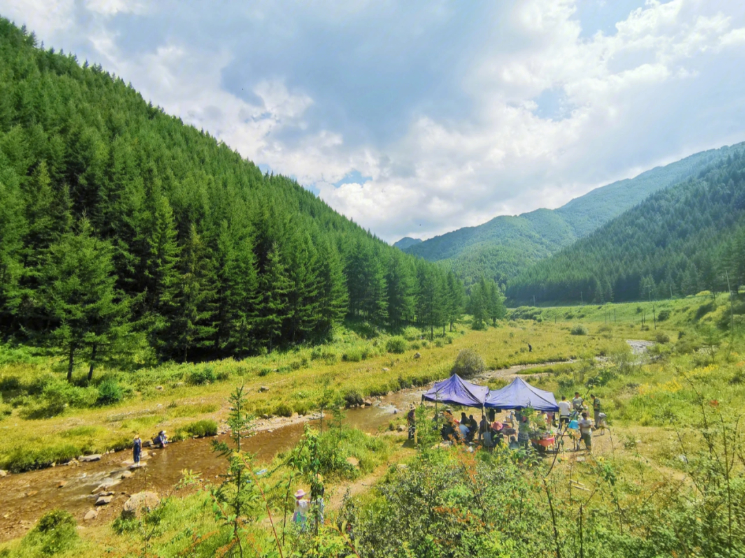 石门雪山在定西渭源县,从兰州出发驾车两小时就可以到啦,拥抱大自然真