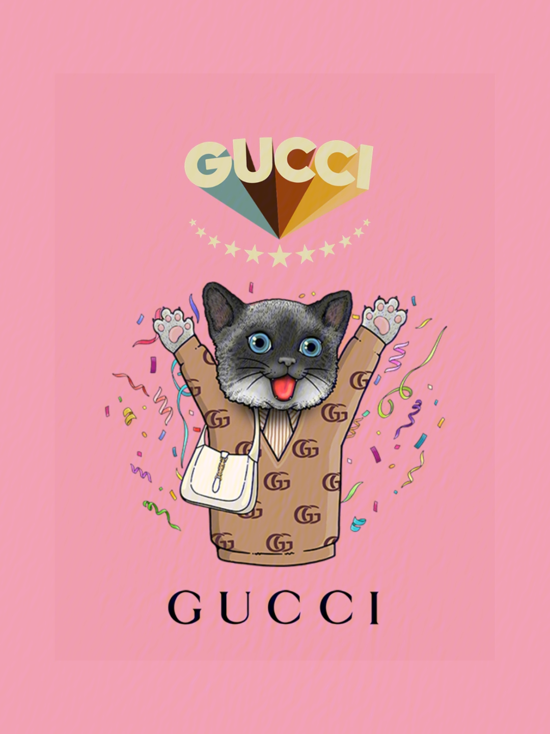 gucci手机壁纸卡通图片