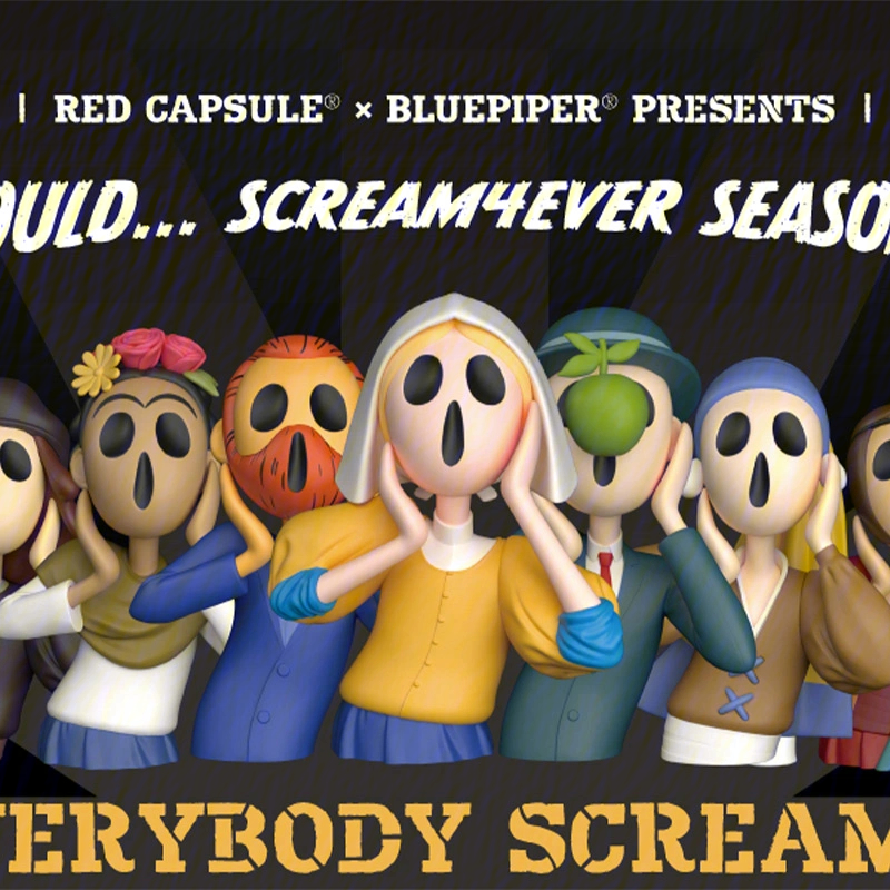 无声呐喊【scream 4ever】系列有胶囊设计事务所推出·以世界上著名