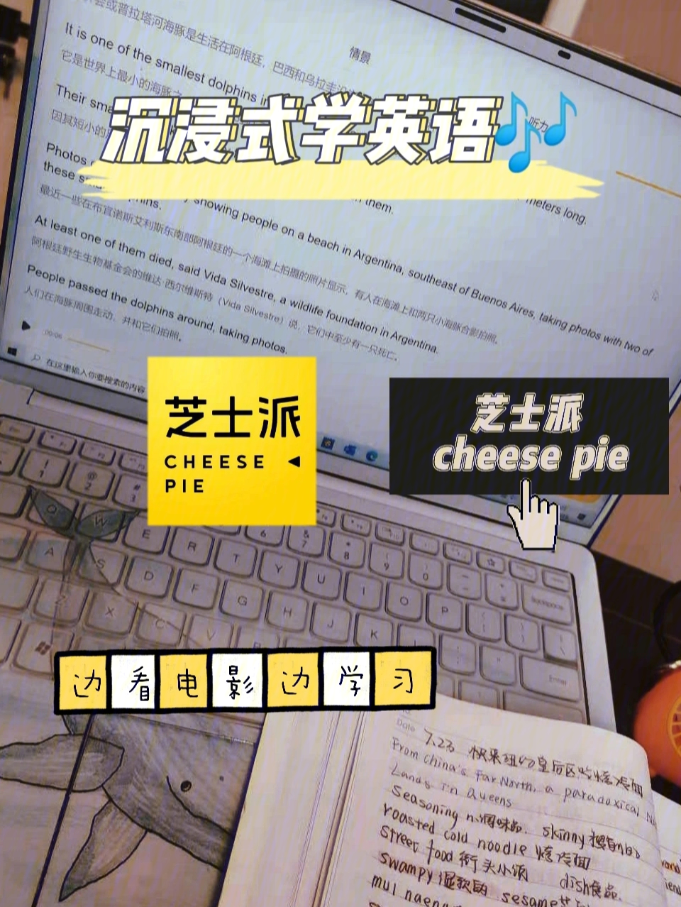 快来get一份英语听力提升指南98宝藏公粽号79芝士派cheese pie