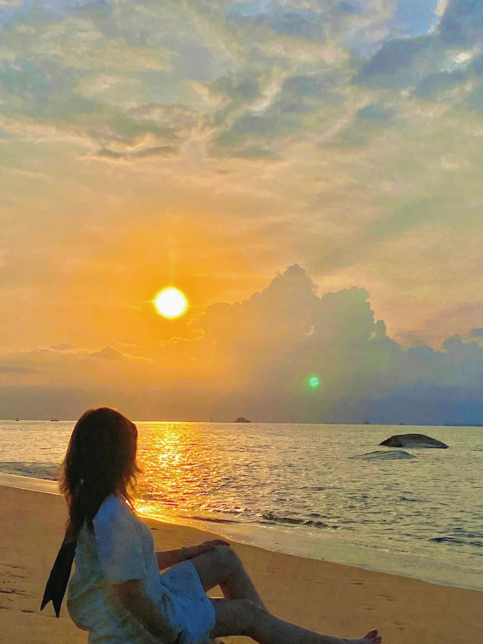 厦门Ⅰ黄厝海滩浪漫日出