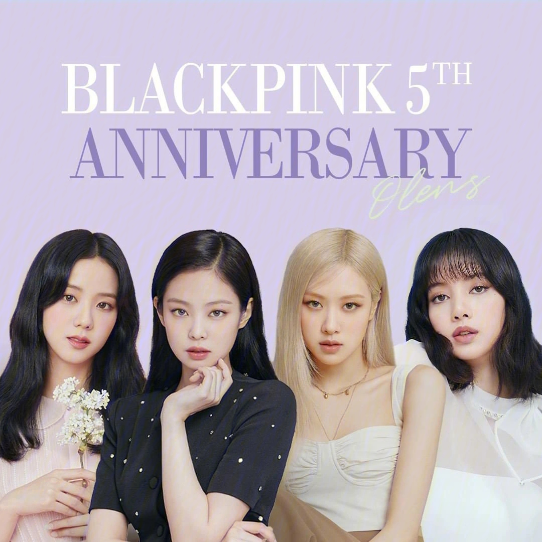 blackpink五周年直播图片