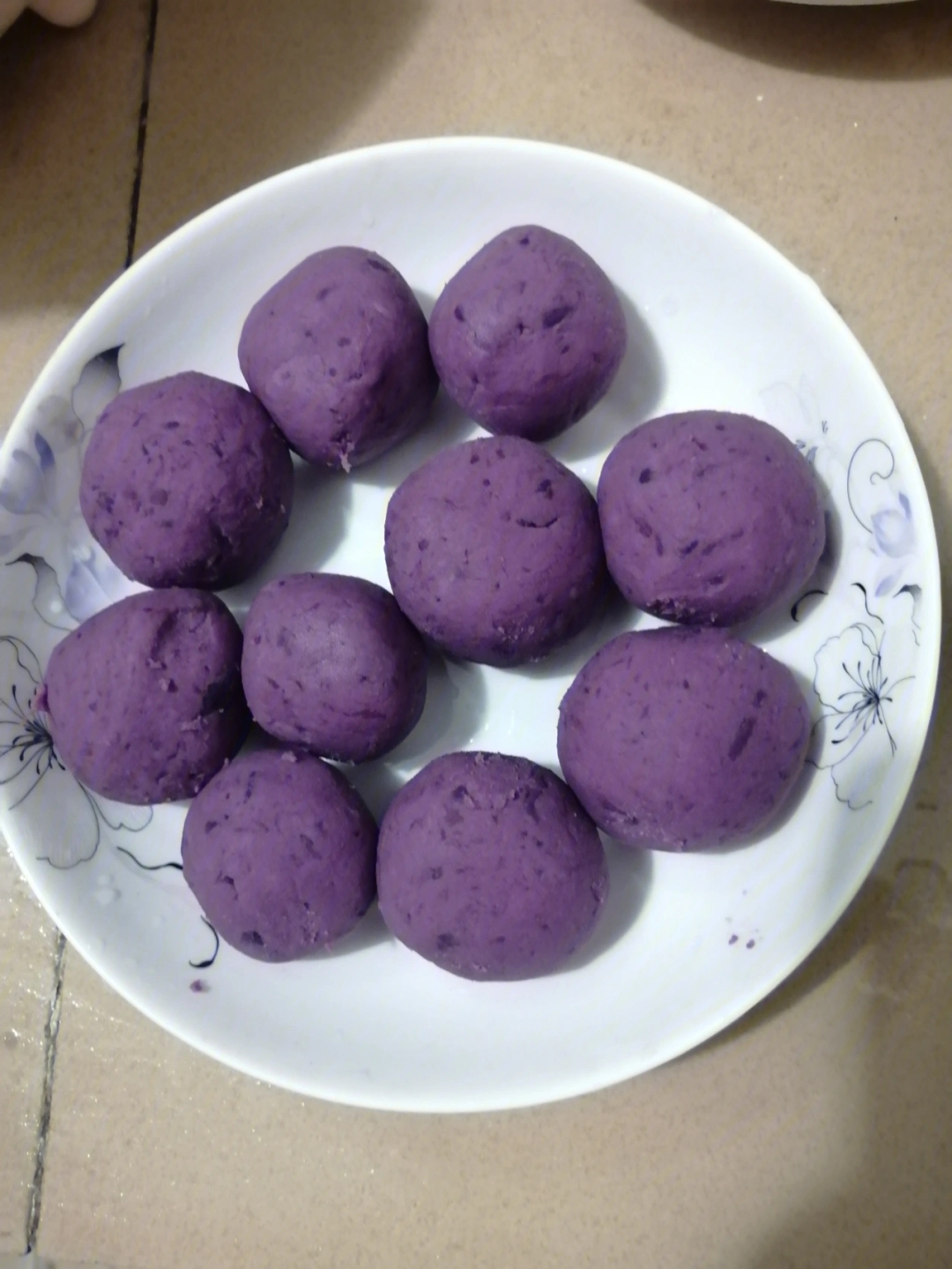紫薯炸丸子第一次