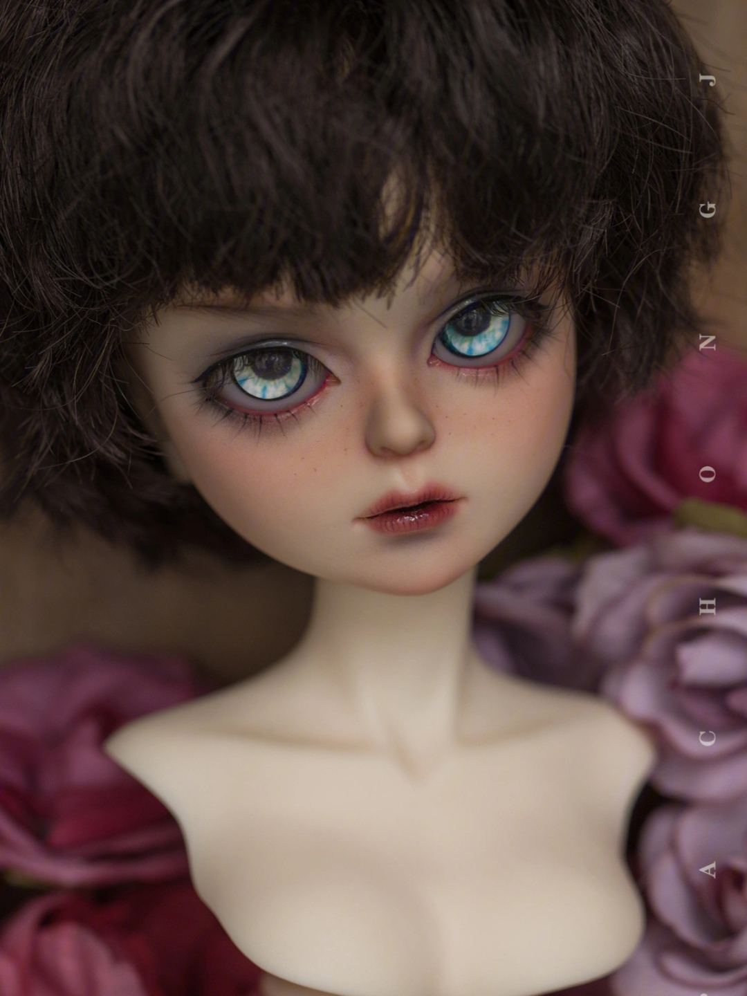 dod-4分 诗指定了部分色系,小雀斑【轻真人风】自由妆#bjd#bjd妆面