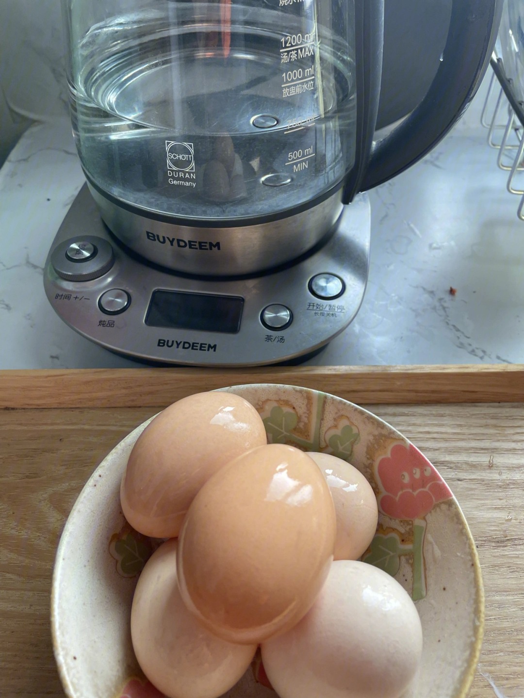 养生壶白煮鸡蛋