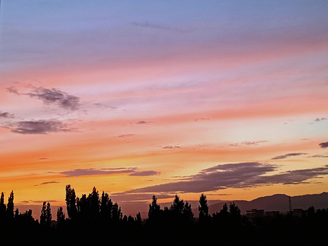 风景图夕阳晚霞