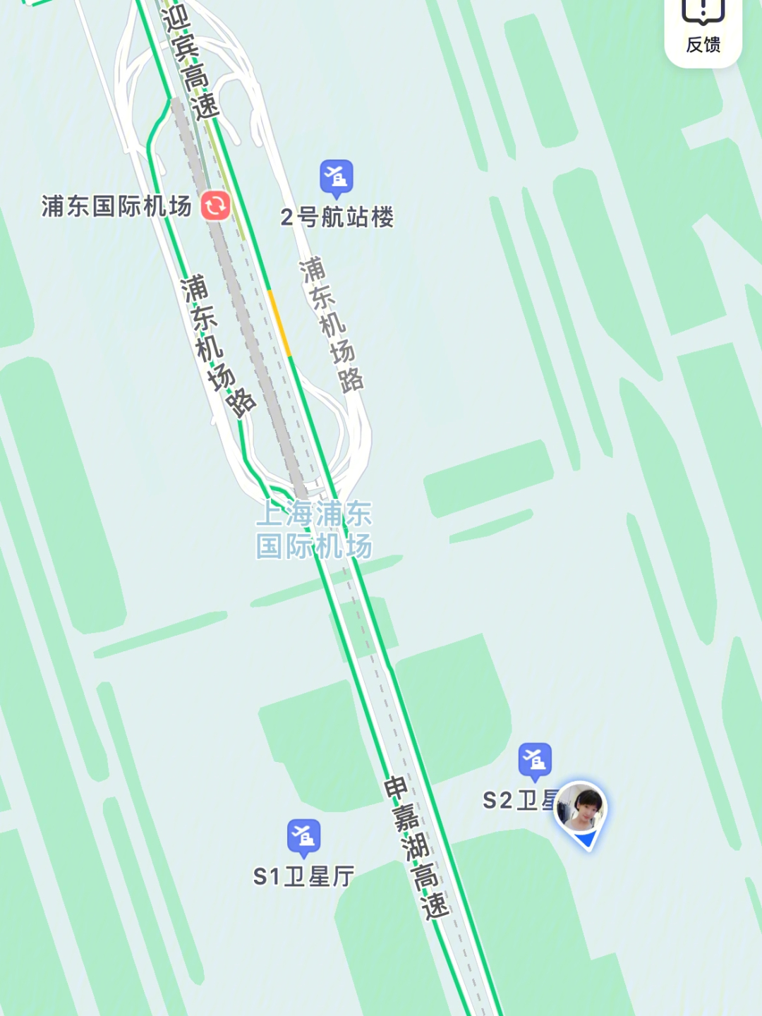 上海浦东机场s2卫星厅h开头的登机口看这里