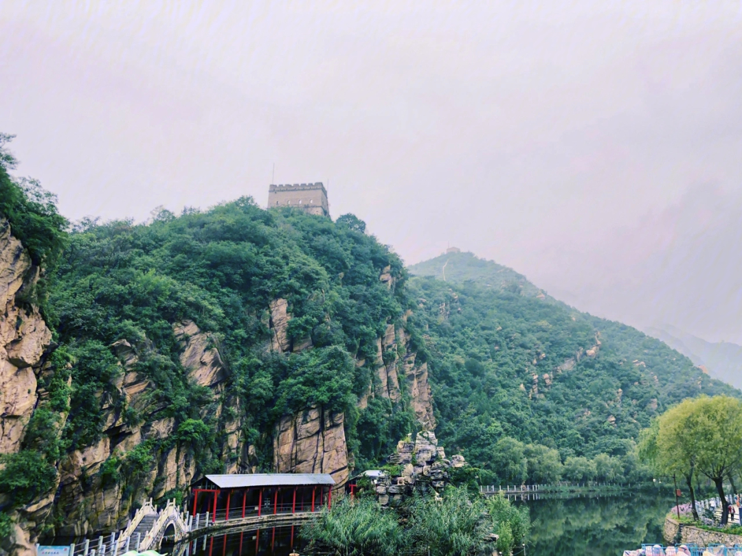 北京青龙峡蹦极多少米图片
