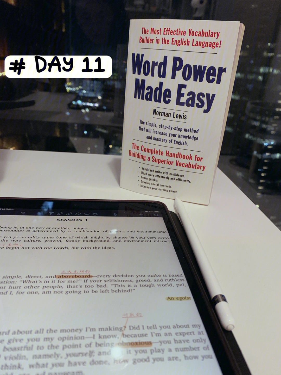 英语学习打卡第11天 word power made easy