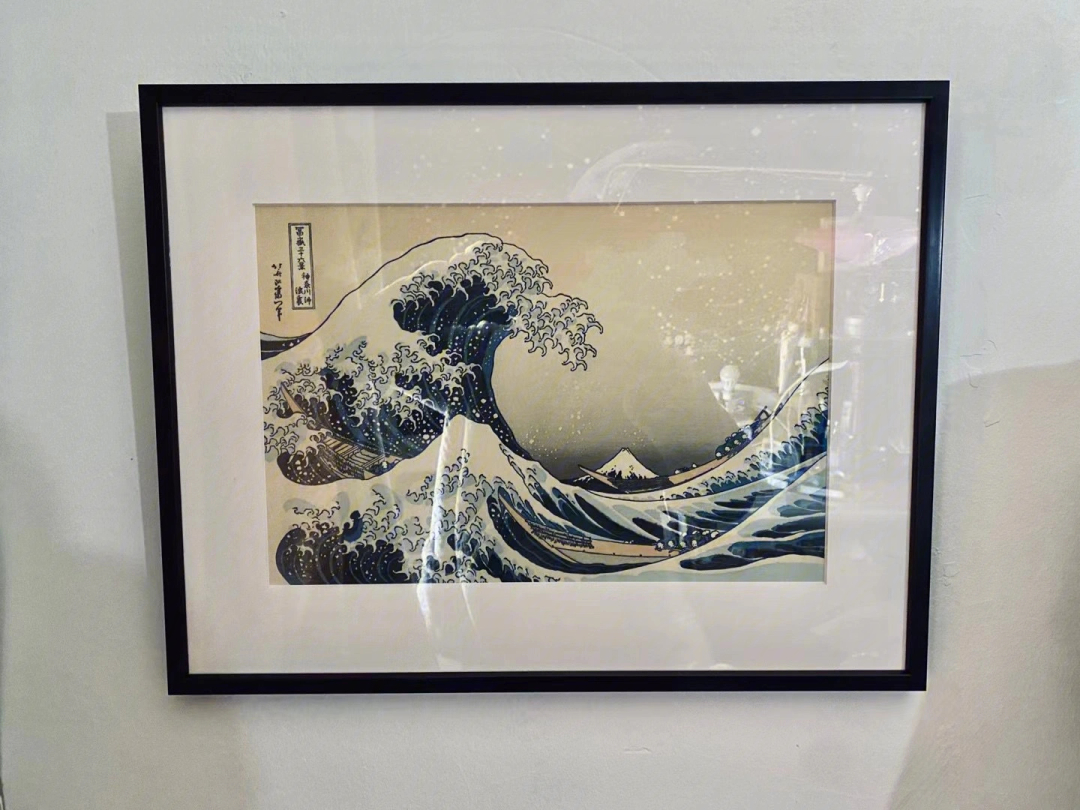 经典浮世绘神奈川冲浪里复刻版画