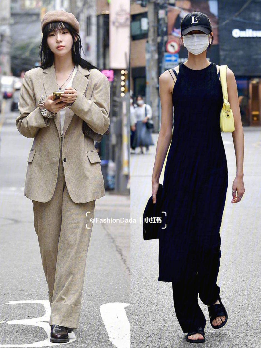 首尔街拍漂亮韩国小姐姐们的时髦出街穿搭